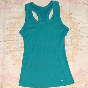 🎉BOGO FREE🎉 Nike Dri-Fit Tight Fit Racerback Tank in Teal